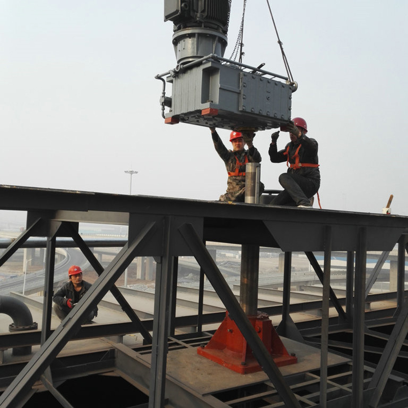 水煤漿攪拌器安裝現場