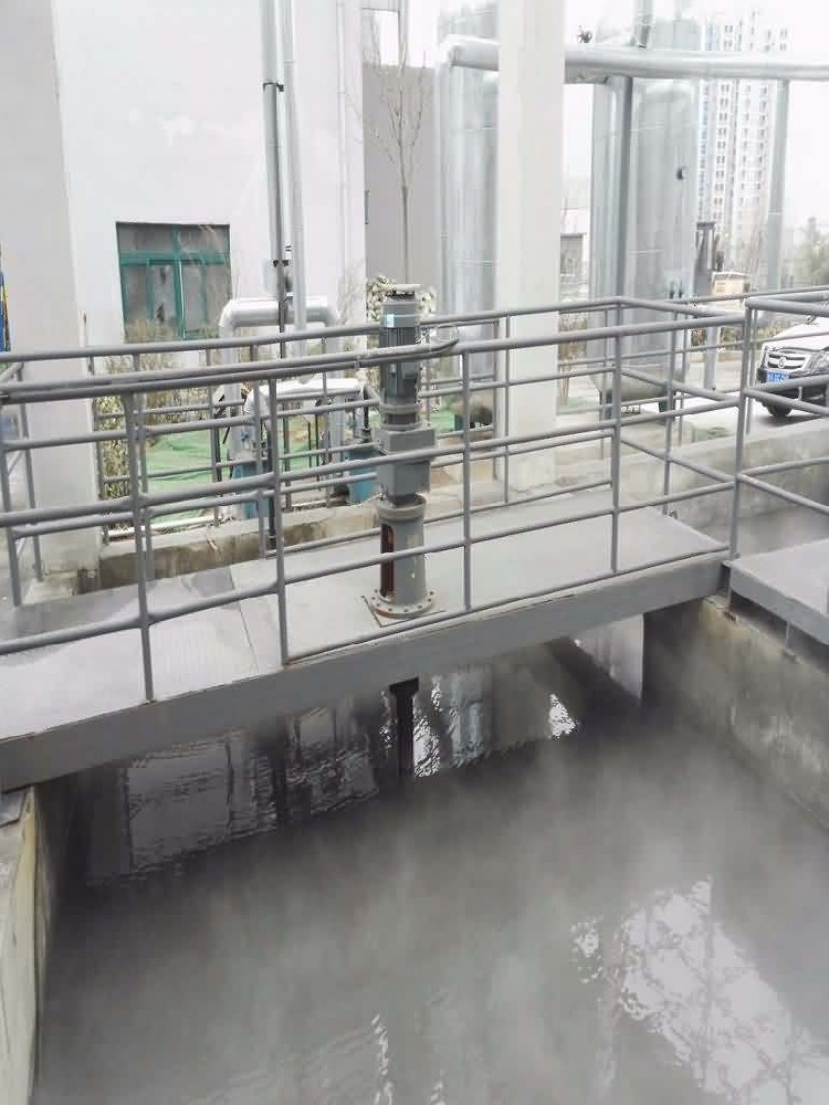 脫硫攪拌器安裝現場